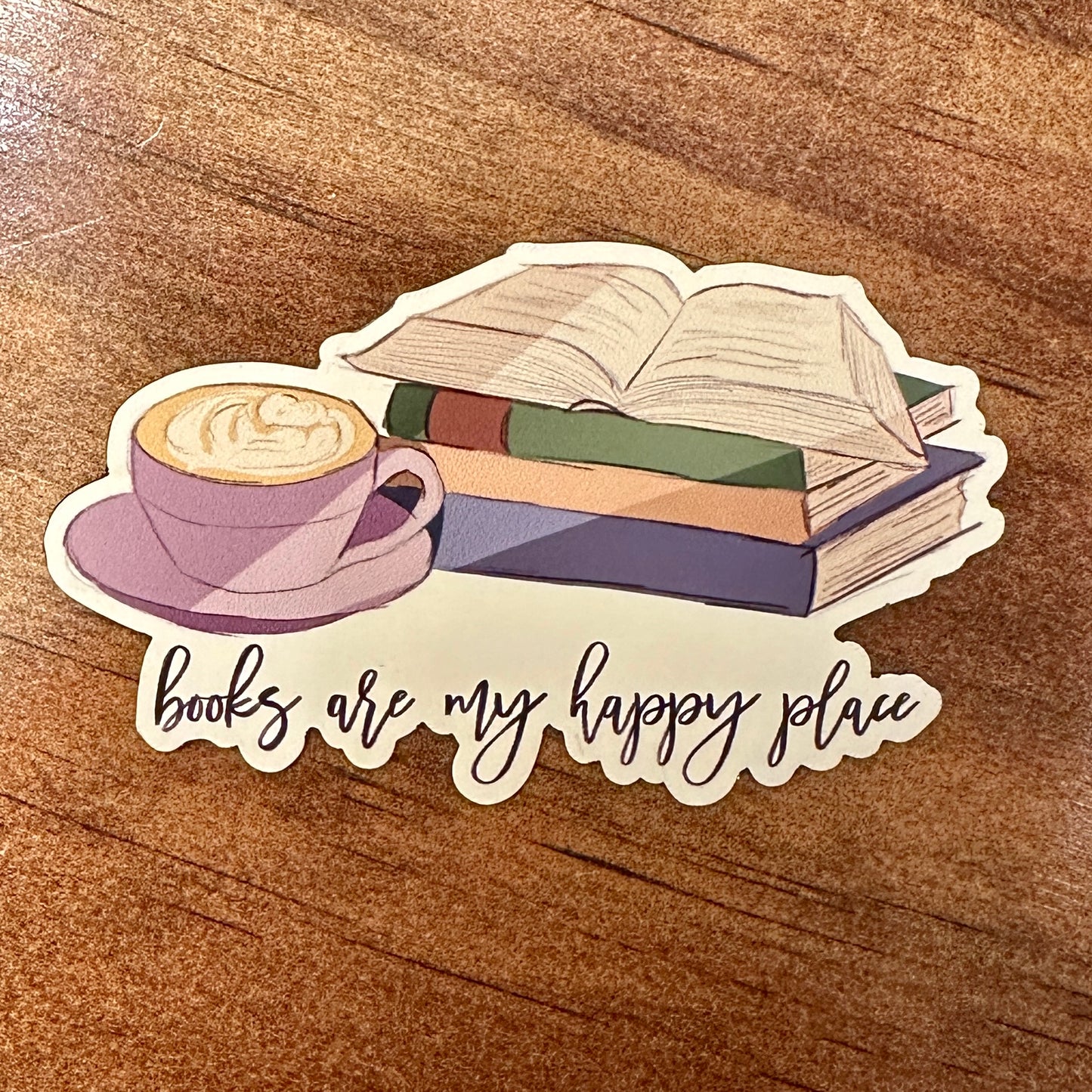 Books Are My Happy Place Magnet