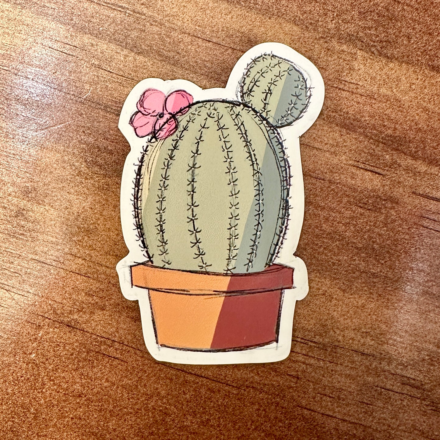 Cactus Flower Magnet