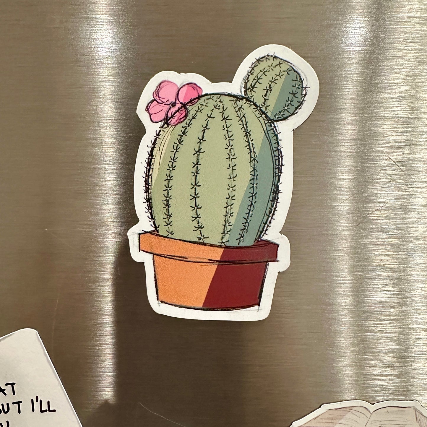Cactus Flower Magnet