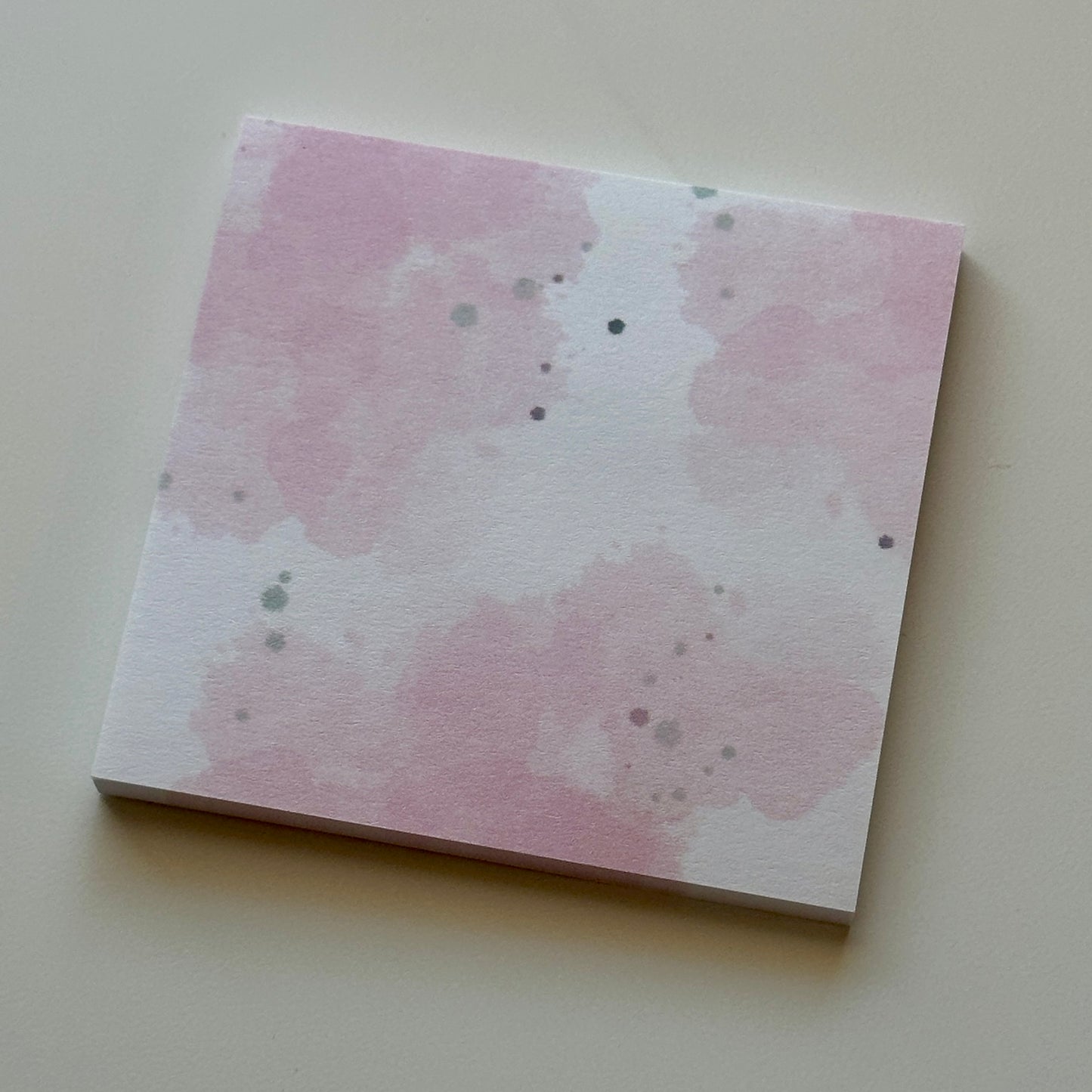 Pink & Gold Watercolor Post-it Notes