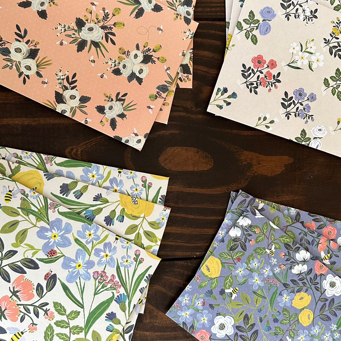 Floral Envelopes (Set of 12)