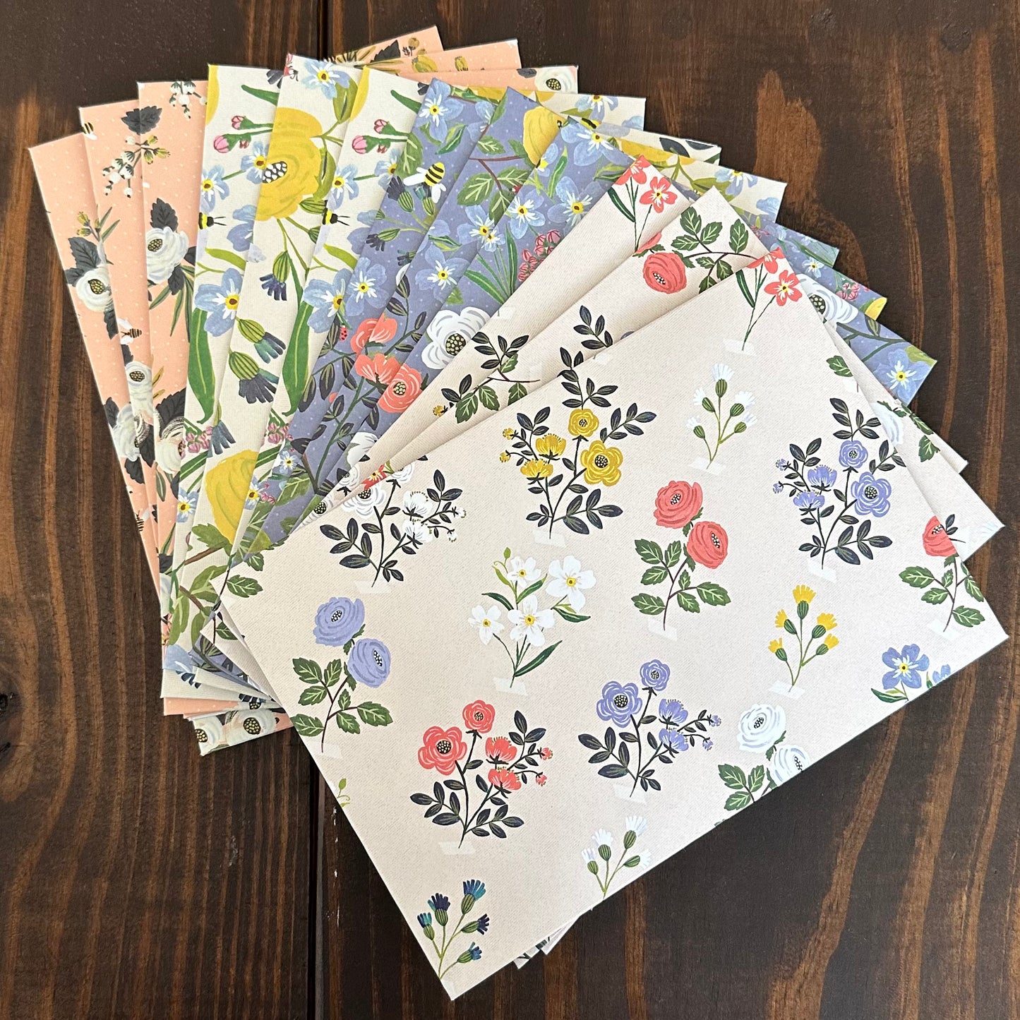 Floral Envelopes (Set of 12)