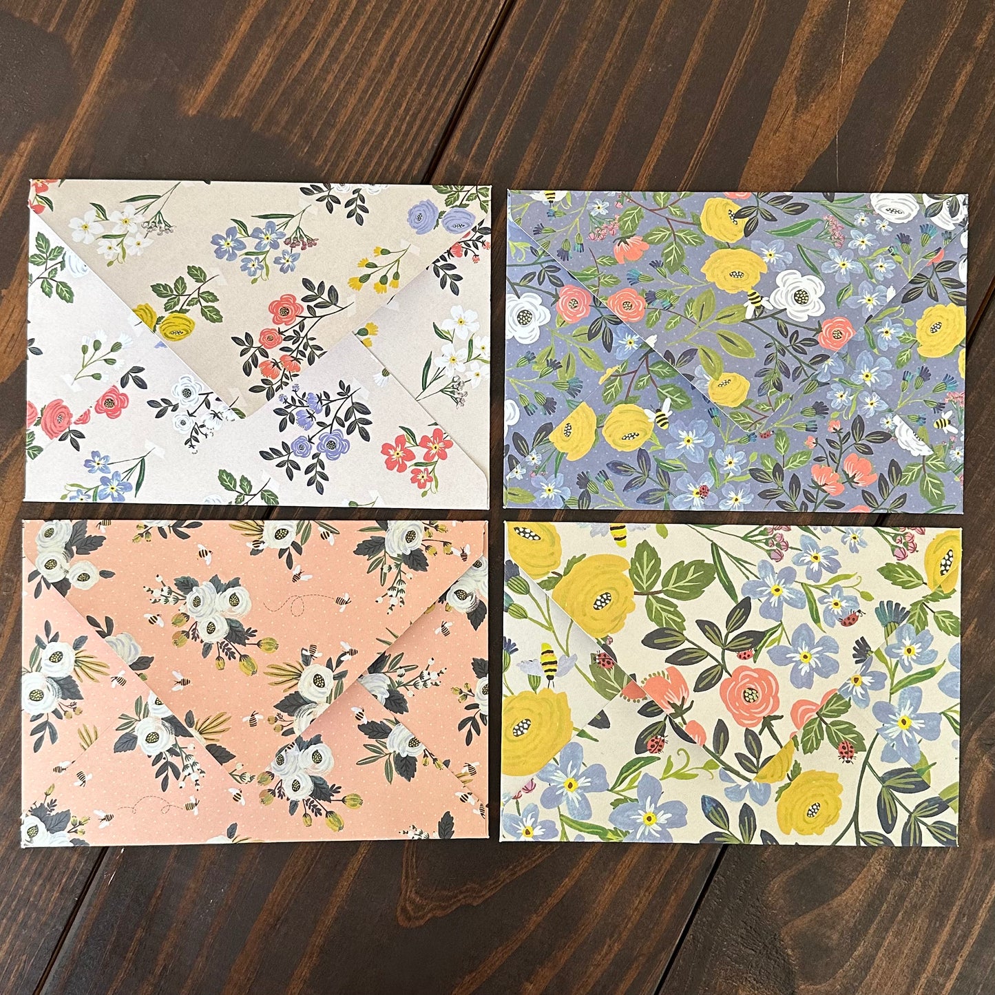 Floral Envelopes (Set of 12)