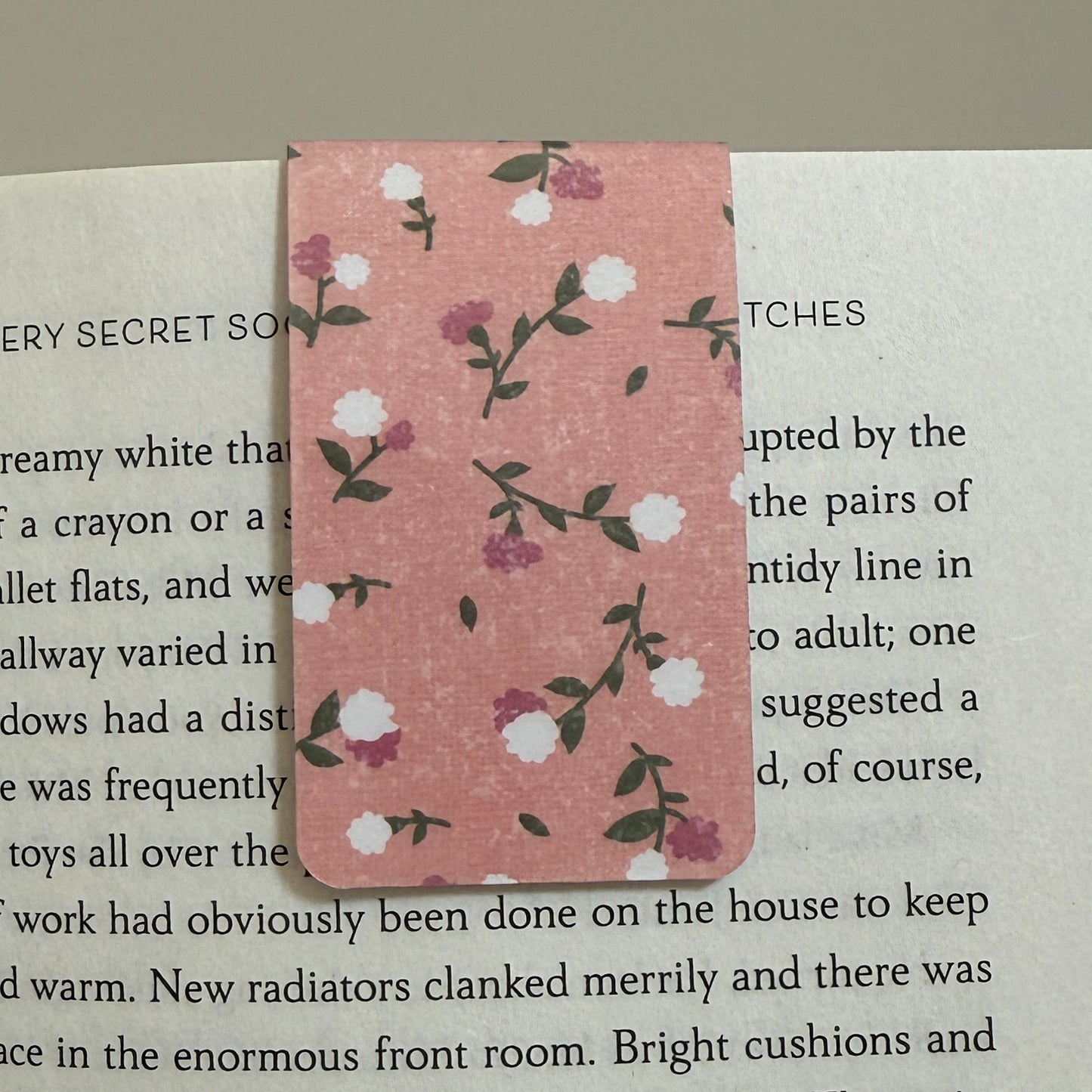 Floral Magnetic Bookmarks (Set of 2)