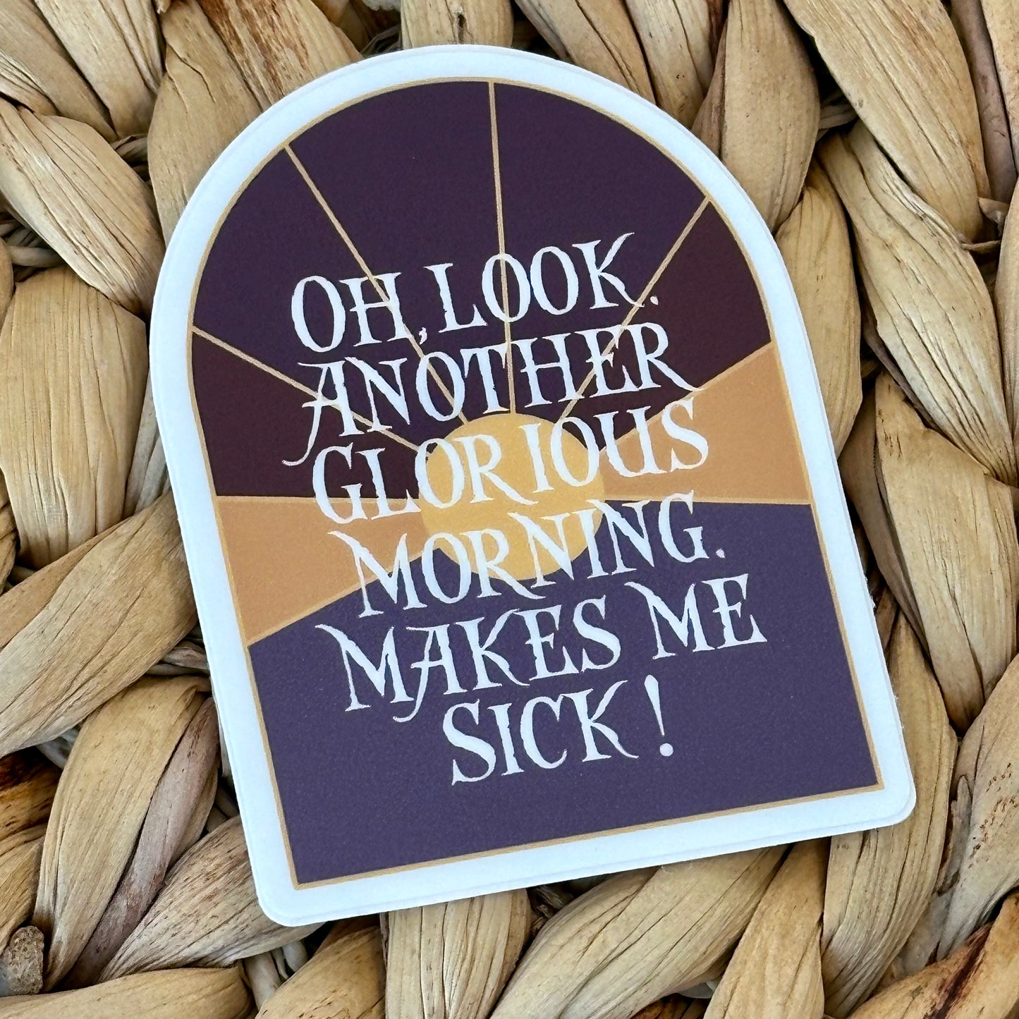 Glorious Morning Vinyl Sticker (Hocus Pocus)