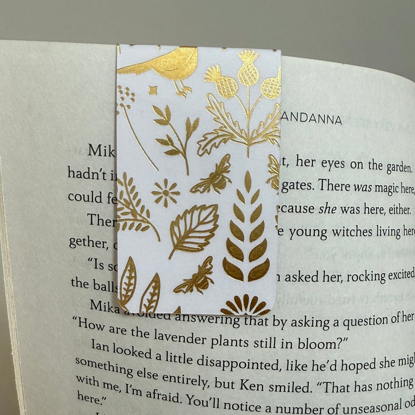 Golden Fall Magnetic Bookmarks (Set of 2)