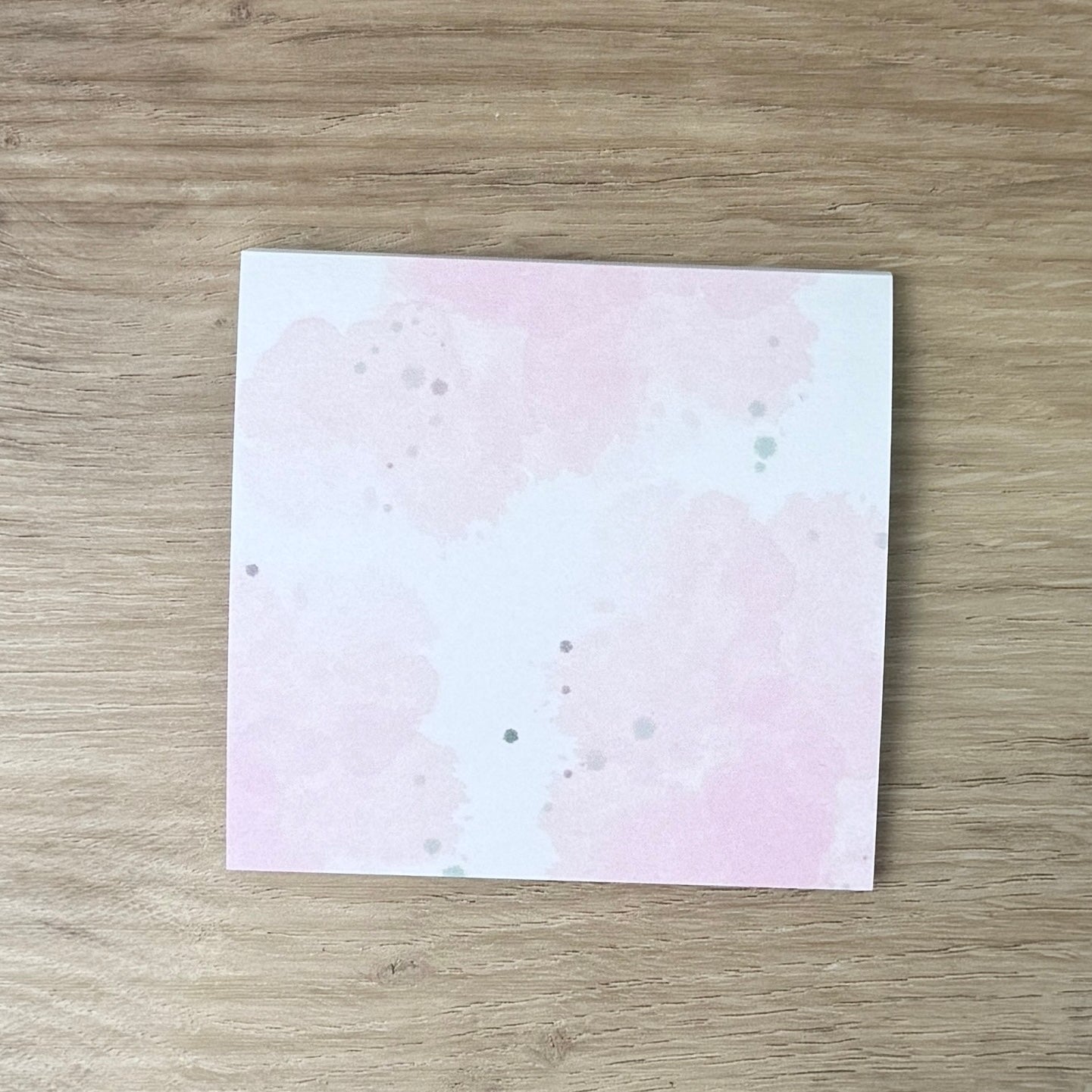 Pink & Gold Watercolor Post-it Notes