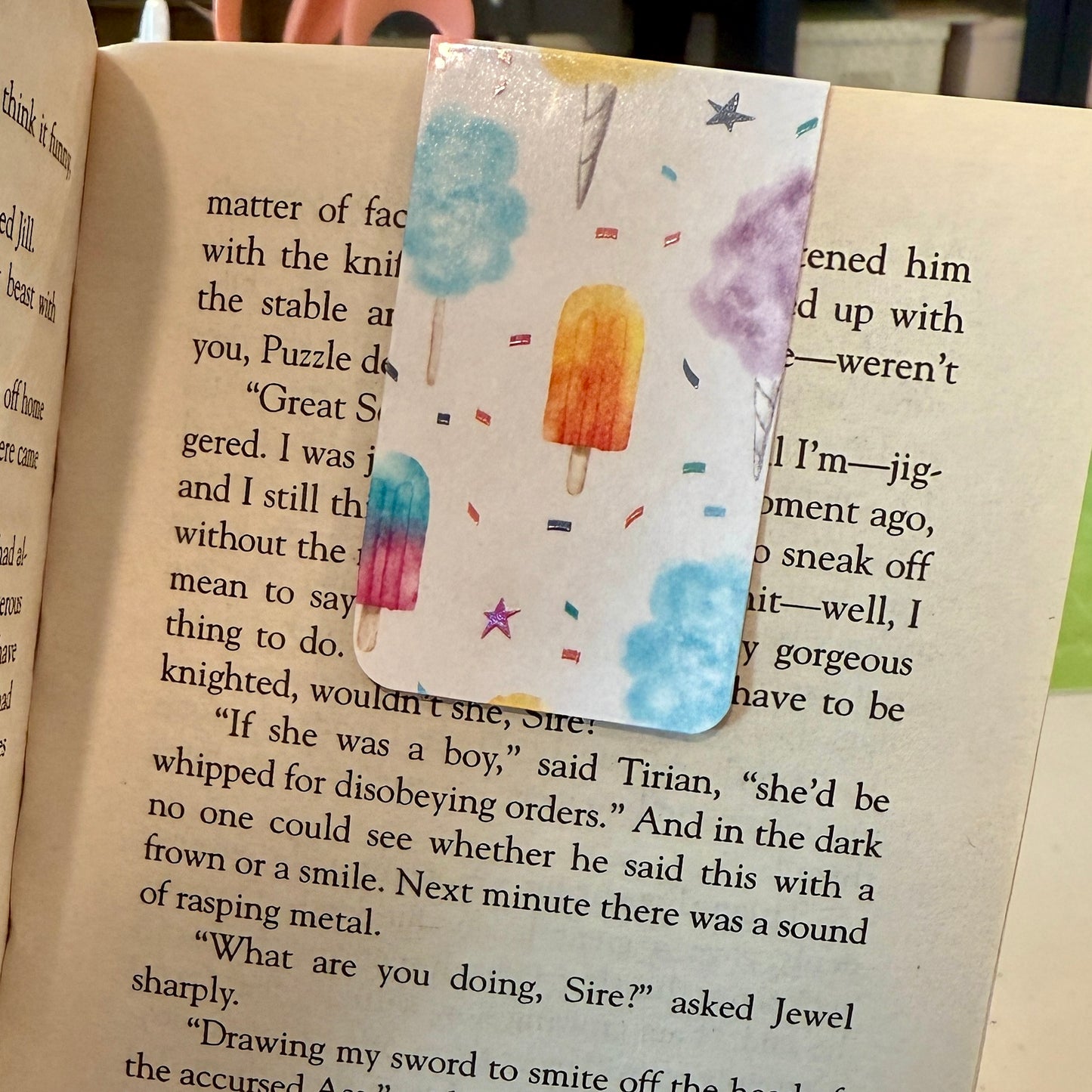 Popsicle Magnetic Bookmark (Set of 2)