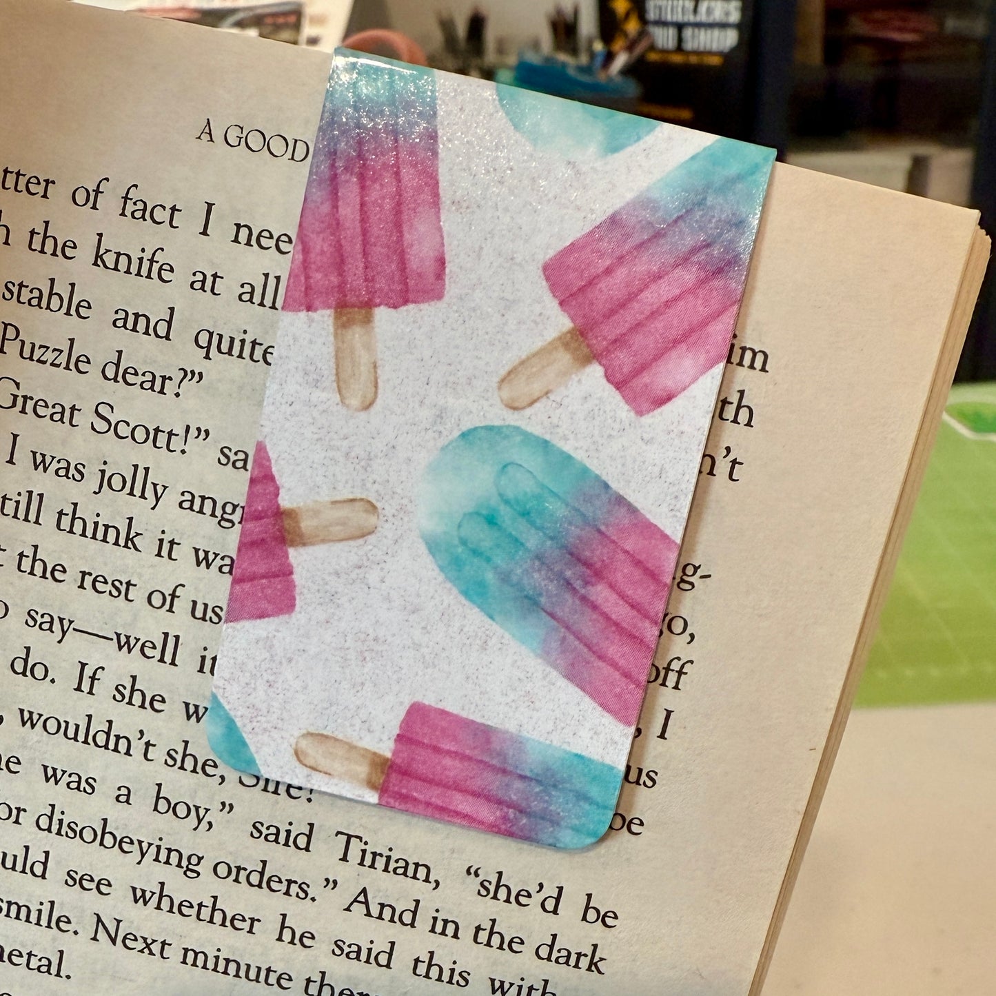 Popsicle Magnetic Bookmark (Set of 2)