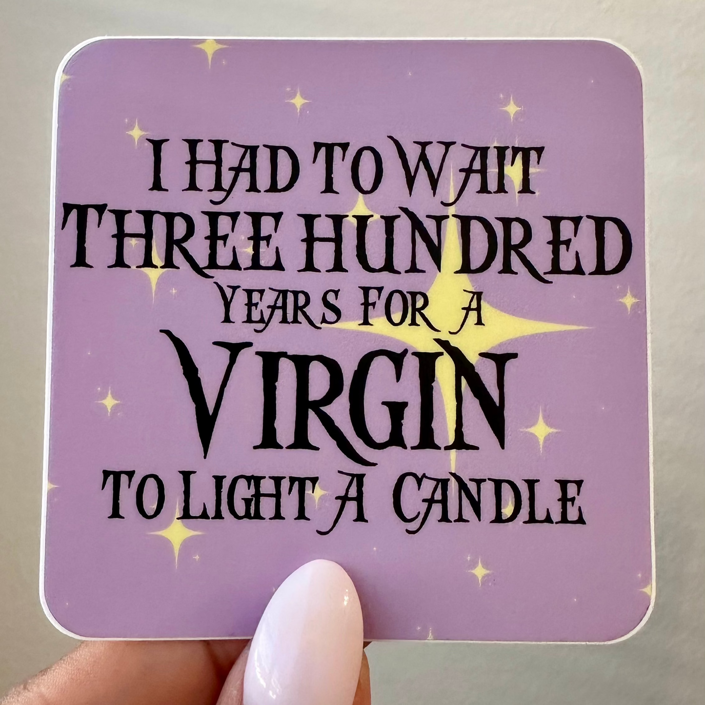 Light a Candle Vinyl Sticker (Hocus Pocus)