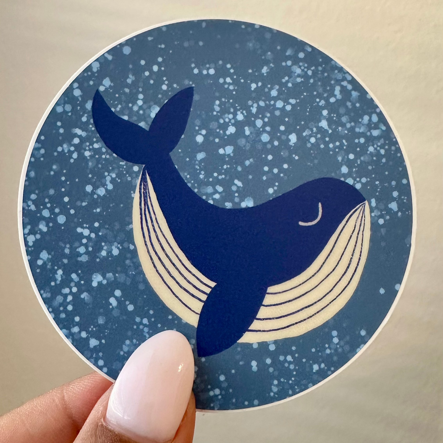 Whale Vinyl Sticker
