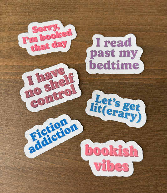 Bookish Vibes Sticker Bundle