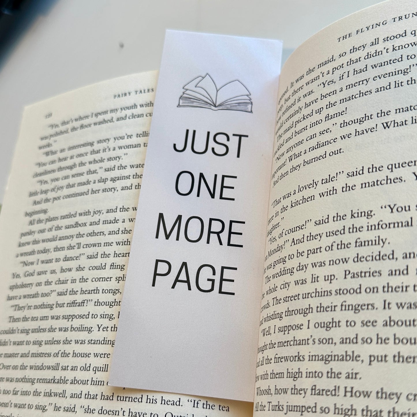 Just One More Page Bookmark