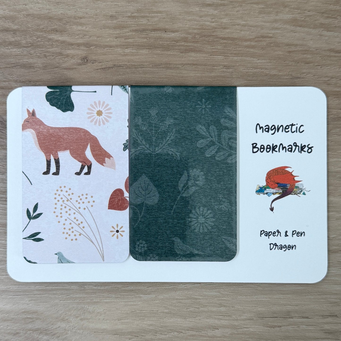 Autumn Fox Magnetic Bookmarks (Set of 2)