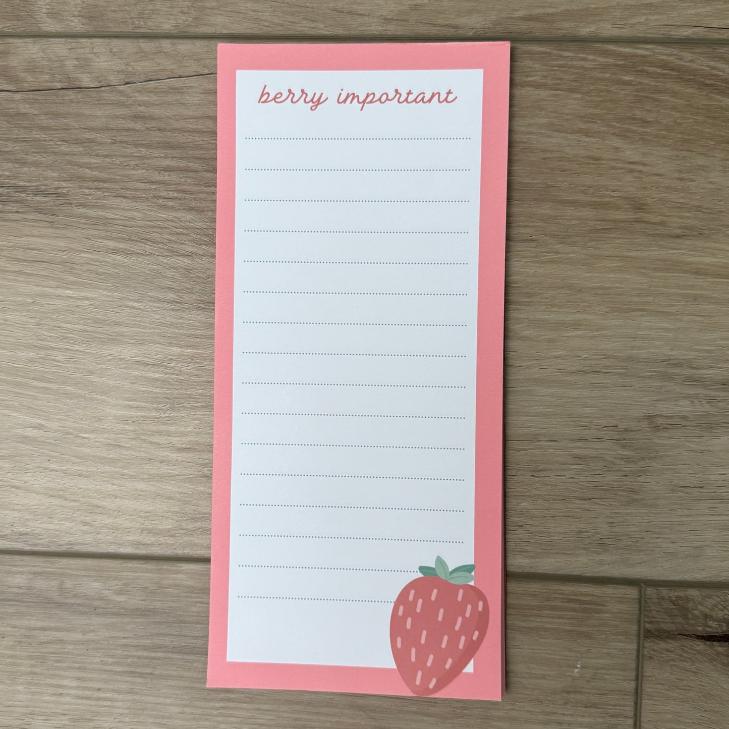 Berry Important Notepad