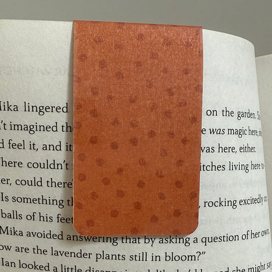 Fall Polka Dot Magnetic Bookmarks (Set of 2)