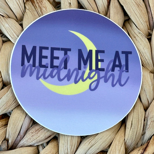 Meet Me At Midnight Vinyl Sticker