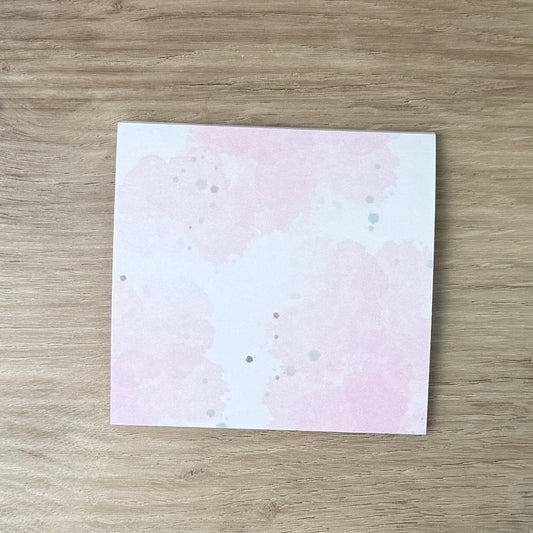 Pink & Gold Watercolor Post-it Notes