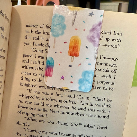 Popsicle Magnetic Bookmark (Set of 2)