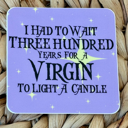 Light a Candle Vinyl Sticker (Hocus Pocus)